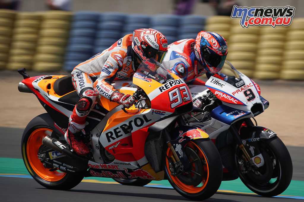 Petrucci and Marquez battle it out