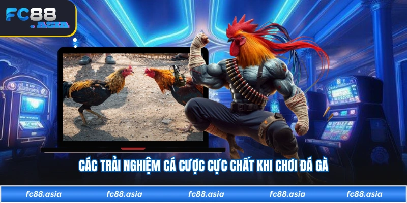Các trải nghiệm cá cược cực chất khi chơi đá gà