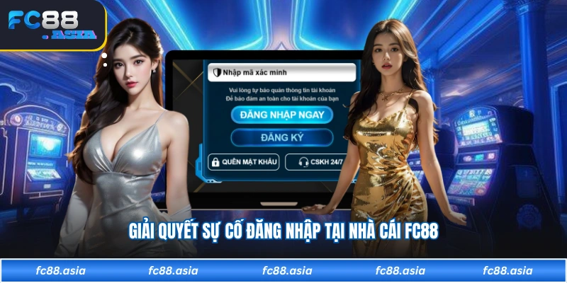 Giải quyết sự cố đăng nhập tại nhà cái FC88 